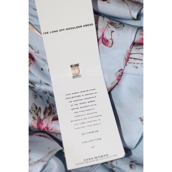 ZARA Floral Print Maxi Dress - Picture 8 of 12